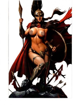 M House Peyton Blue Alfret Le TPL Spartan 300 Cosplay Virgin Variant NM-