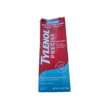 Tylenol PRECISE Cooling 4oz Pain Relieving Cream Exp 05/2026 Damaged Box