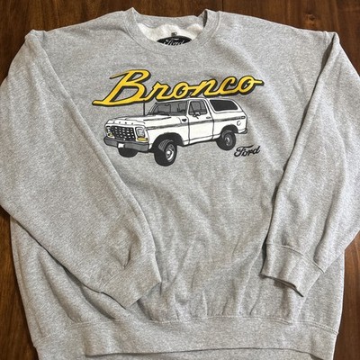 Vintage Ford Bronco Sweatshirt Mens XL Crewneck Pullover Truck Graphic 90s