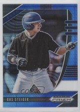 2020 Panini Prizm Draft Picks Blue & Carolina Hyper Gus Steiger #PDP147 4s2