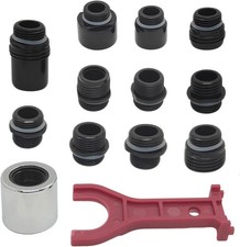 12PCS Kitchen Faucet Adapter Kit for Pull Down Sprayer Universal Sink Hose