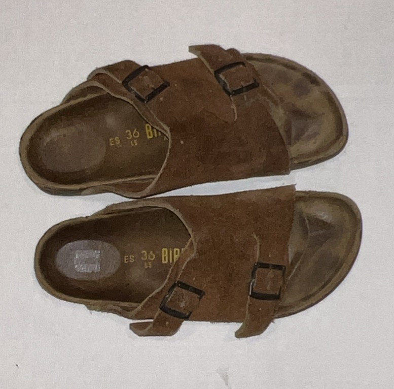 BIRKENSTOCK Zurich Sandals Size ES 36 Brown Suede Double  display picture 1