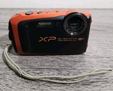 Fujifilm FinePix XP90 Waterproof Digital Camera Orange With Battery TESTED.