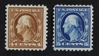 CKStamps: US Stamps Collection Scott#427 428 Washington Mint HR OG