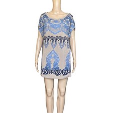 3.1 Phillip Lim printed silk cotton oversized tunic top Women's Size S