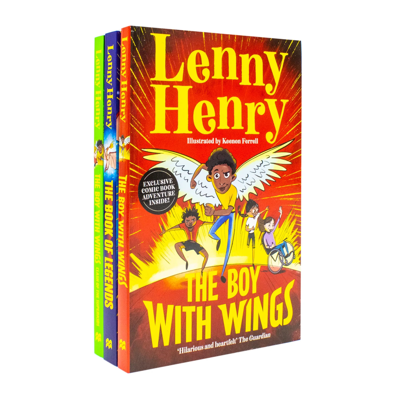 The Boy With Wings Series 3 Books Collection Set By Lenny Henry (The Boy  | TODO