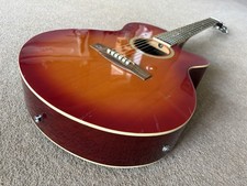 Stagg Electro Acoustic Guitar With Cut Away Sunburst 