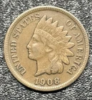 1908 S Indian Head Cent KEY DATE Nice Coin BN