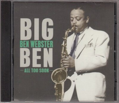 All Too Soon Ben Webster CD - Very Good