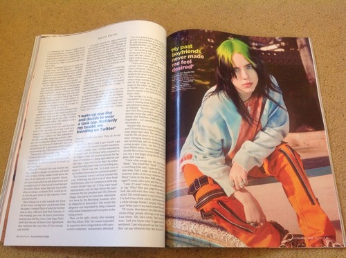 BILLIE EILISH GQ MENS MAGAZINE UK JULY 2020 BRITISH EDITION NEW & QUICK POSTAGE - 第 6/10 張圖片