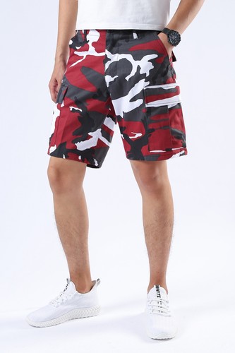 BACKBONE Mens Army Military BDU Shorts Outdoor Casual Camo Cargo Shorts - Picture 61 of 113