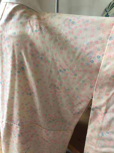 Vintage Japanese Juban kimono Wool ?Women's NagaJuban Kimono Robe .. - Picture 6 of 6