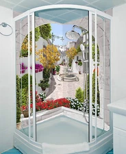 3D Town Arch Door 004 WallPaper Bathroom Print Decal Wall Deco AJ WALLPAPER CA