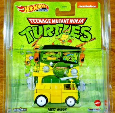 Hot Wheels Premium Teenage Mutant Ninja Turtles TMNT Party Wagon