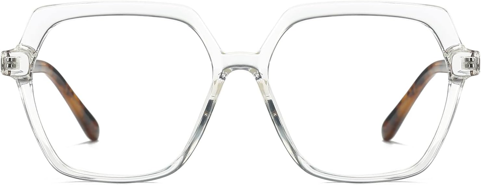 Oversized Blue Light Glasses for Women Men, anti Eye Strain Computer Glasses for-image