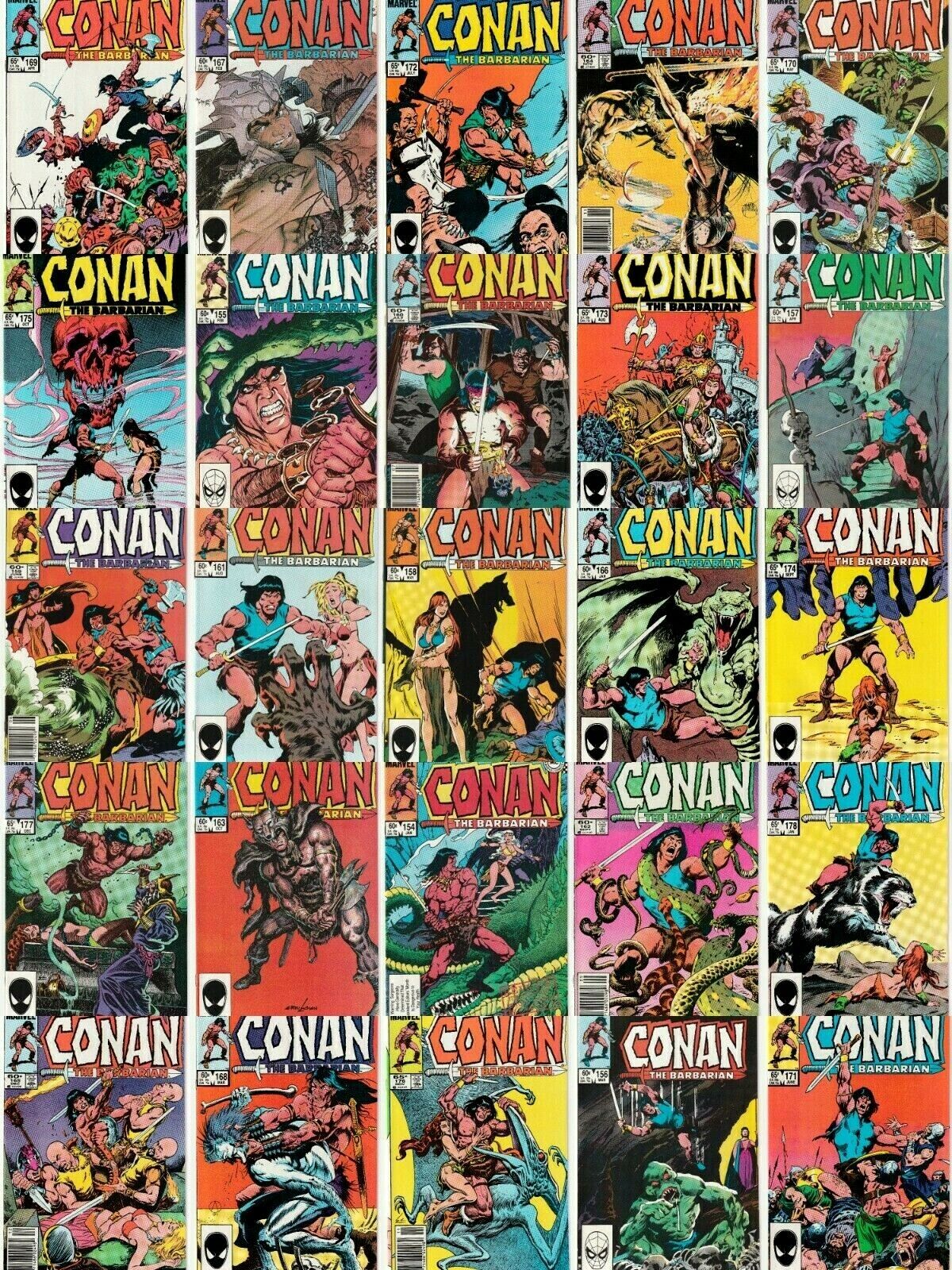 CONAN COMICS VOL 1 ISSUES #151 - 269 YOU PICK - COMPLETE YOUR RUN NEW TV SERIES