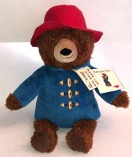 Kohls Cares 2016 Paddington Bear Plush 14" Brown Blue Red Hat Bear Original Tags