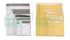 Choose KRAFT or POLY BUBBLE MAILERS All Sizes and Quantities #0000 - #7