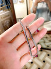 Cut Diamond 4.00Ct Women's Silver Bracelet 14k White Gold Over Lab Created Round
