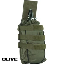New Valken Paintball Tactical Universal MOLLE Tank Holder Vest Pouch Olive Green