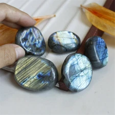 Natural Crystal/Moonstone Polished Quartz Labradorite Ore Specimen Stone Healing