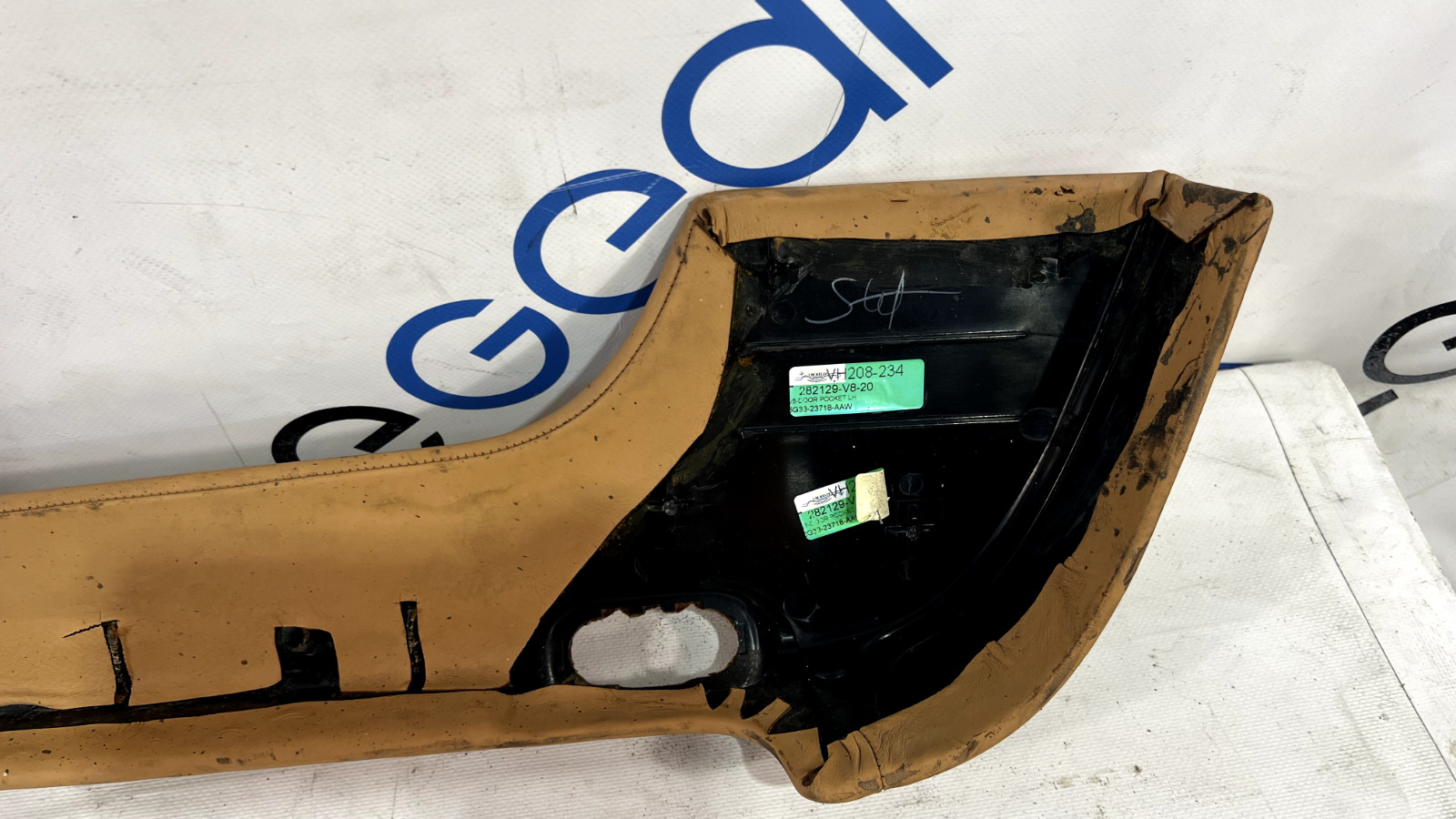 2011 Aston Martin Vantage V8 OEM LH LEFT DRIVER LOWER Door Trim Panel Leather