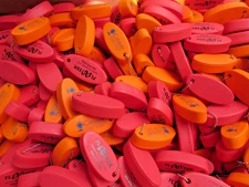 6 Pack LOT Foam Floating Keychain Key Ring for Boating Fishing Sailing BRANDED