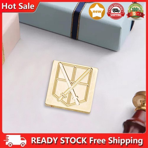 Sword Game Elements Sealing Stamp Head Square Copper for Crafts Decoration