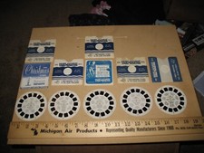 5 VTG VIEW-MASTER REEL LOT EE RHYMES TOONS FAIRY TALES XM-1 MG-1 SAM-2 810 972-B