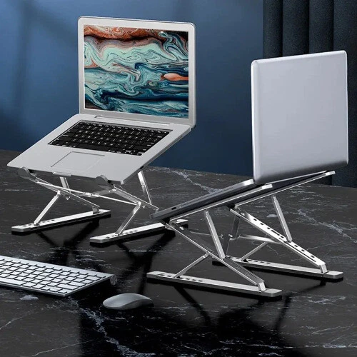 Laptop Stand Folding Aluminum Computer Pc Tablet Stand Tablelaptop Holder