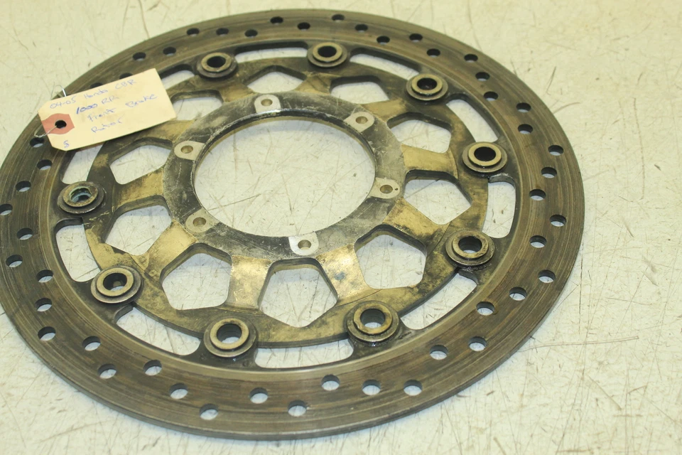 2004 HONDA CBR1000RR 1000 OEM FRONT BRAKE ROTOR B21D - Изображение 2 из 4