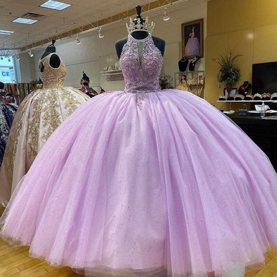 lavender princess dress