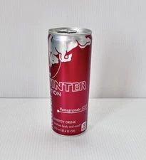 (1) Single Can Red Bull Winter Edition Pomegranate Full 8.4oz Collectible Only