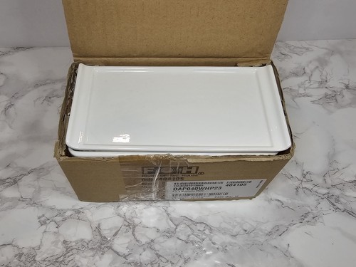 Set di 12 Piatti Antipasto Frontale Della Casa 8x4, Porcellana Bianca, Nuovo - Foto 8 di 9