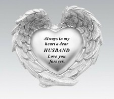 Graveside Memorial Husband Ornaments For Grave Angel White In Remembrance Of Dad