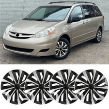 For Toyota Sienna 2004-2010 4pcs 16 Hubcap Wheel Rim Cover Steel Wheel Hub Cap