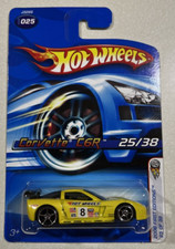 2006 Hot Wheels 25 First Editions 25- 38 Corvette C6R Yellow