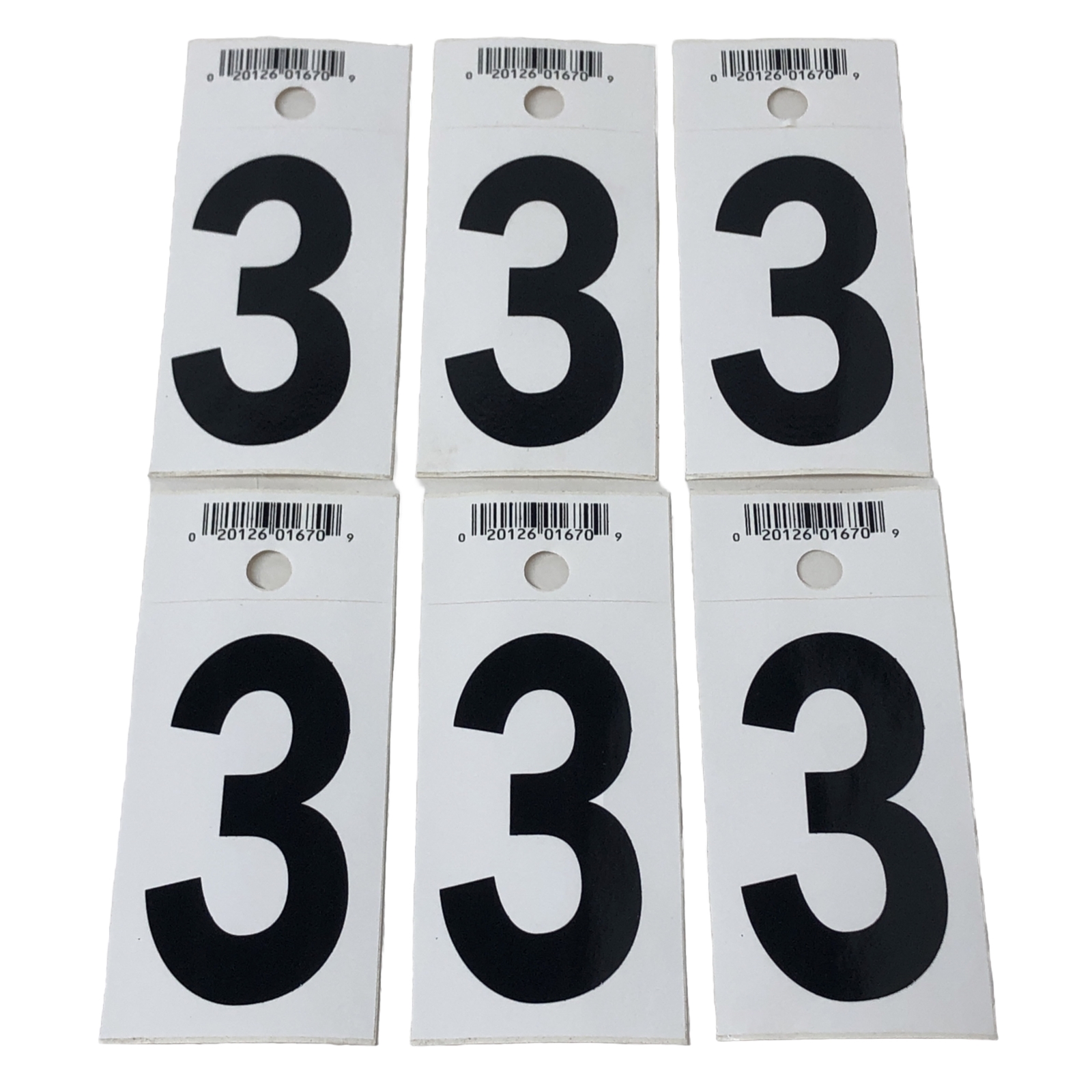 Napa Balkamp 7707279 Number "3" DOT Approved Sticker Box of 6 eBay