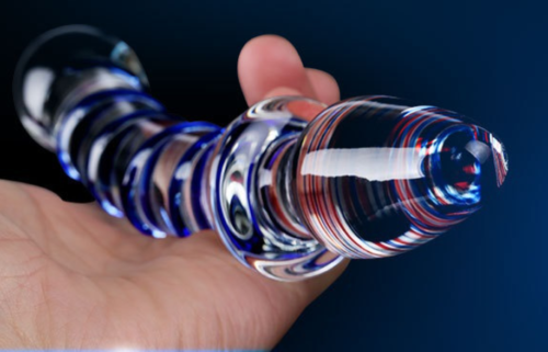 Glass Crystal Open Double-ended Plug Male Female Restraint Heart Beads Ball Plug - Photo 2/46