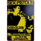 Sex Pistols Vintage Punk Rock & Roll Metal Sign Retro 70s Concert Tin Sign 12x8
