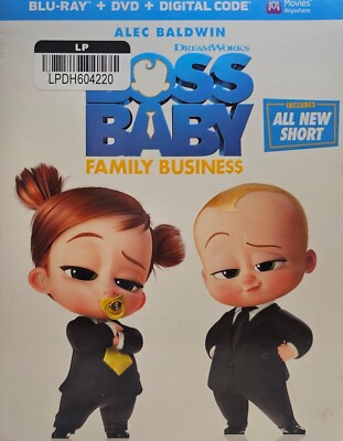 The Boss Baby: Family Business (Blu-ray, 2021) New/Sealed