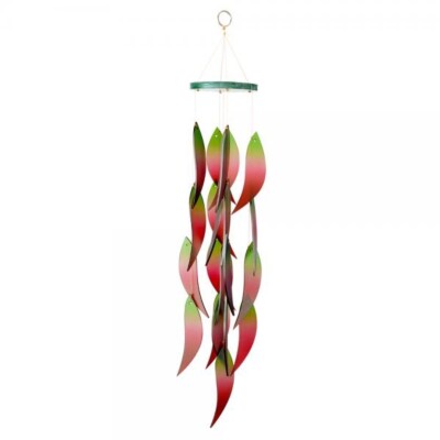 Gift Essentials Hot Chile Peppers Colored Glass Wind Chime