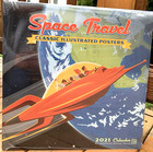 Space Travel Classic Illustrated Posters 2021 CALENDAR