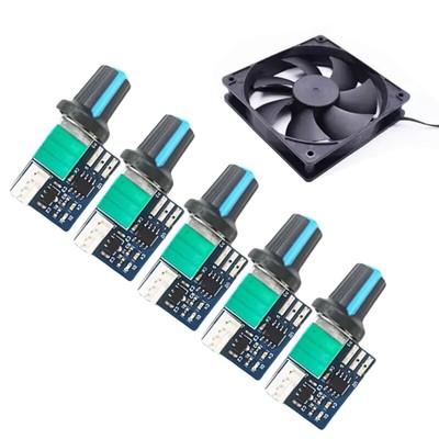 Fan Speed Controller 12V Single Channel for Computer Case Cooling Quiet