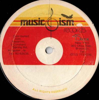TOTAL KILLER 80´S ROOTS 12'' MUSICISM LABEL EARL RADICS '' FROM I MET YOU '' VG+/EX