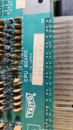 Big Event Golf Arcade PCB Board Tested & Working - Picture 2 of 3