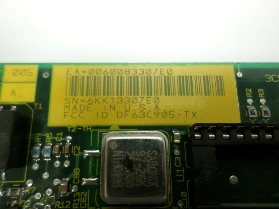 Adaptador Ethernet 3COM Tarjeta PCI Fast EtherLink XL DF63C905-TX  Foto 4 de 4