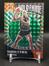 Shaquille O'Neal 2020-21 Mosaic Holofame Green Prizm Insert
