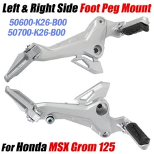 Left Right Foot Pegs Mount Footrest Rearset For HONDA MSX GROM 125 SF 2016-2020