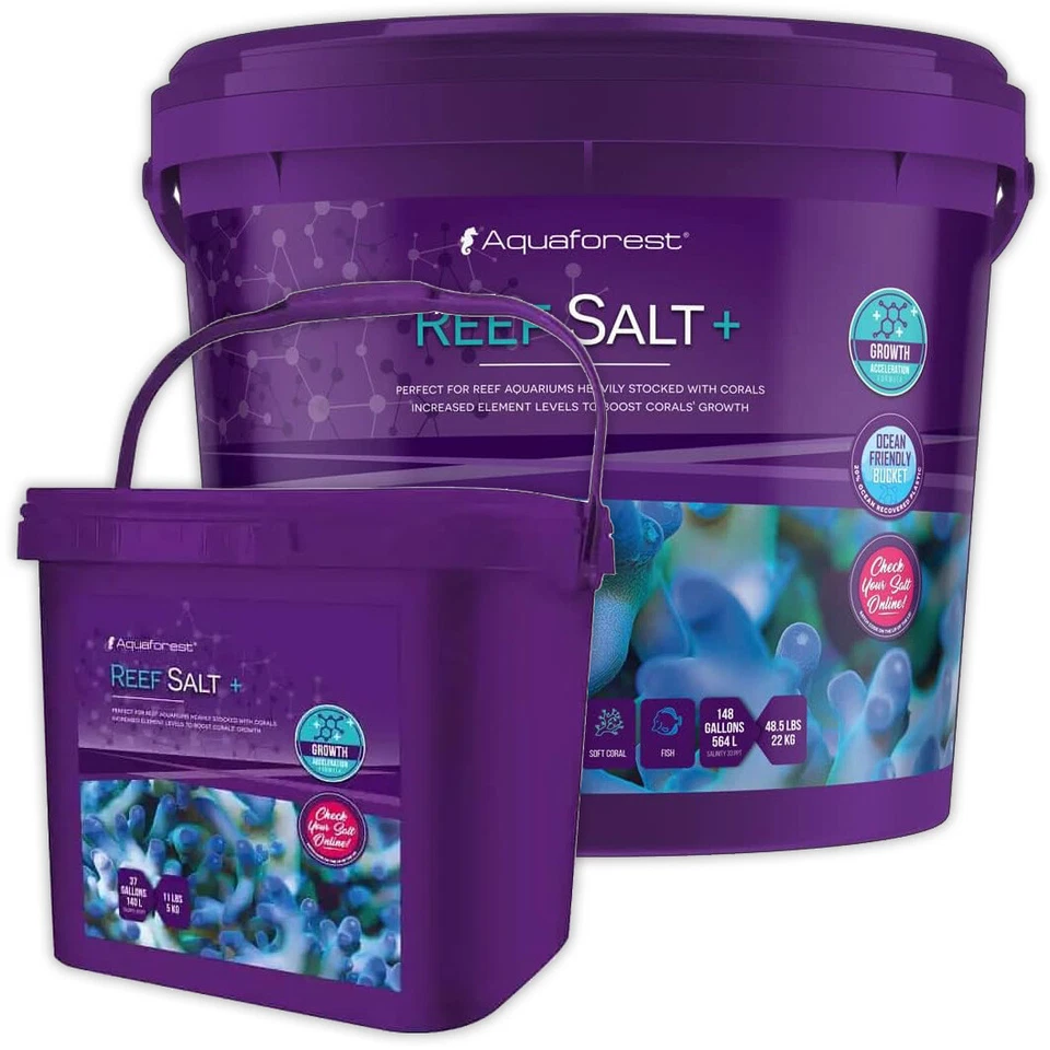 Aquaforest Reef Salt + Plus Marine Coral Reef Salinity Fish Tank Aquarium